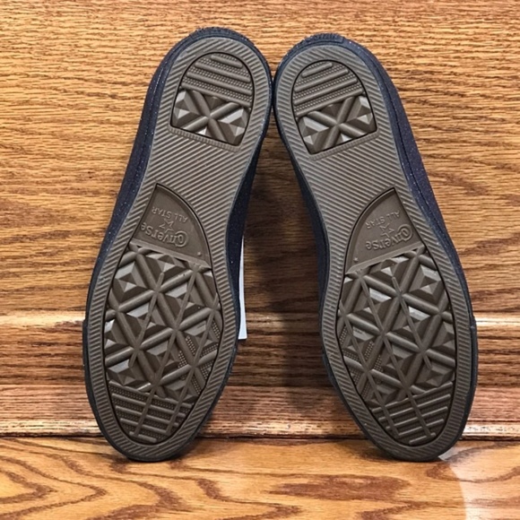 Converse CTAS Ox Low Top Purple Black Glitter Shoes - Picture 6 of 7